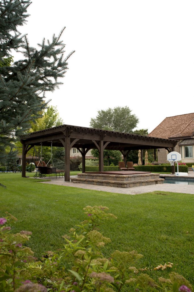 poolside pergola shade