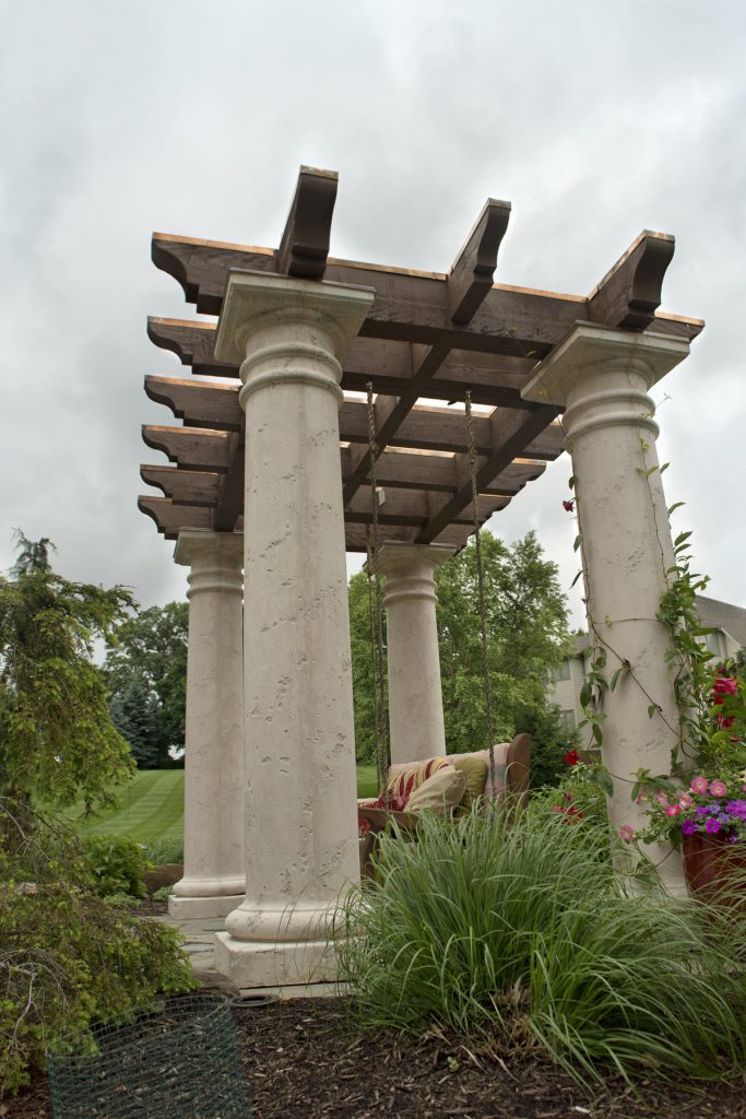 Church-tuscany-swing-pergola