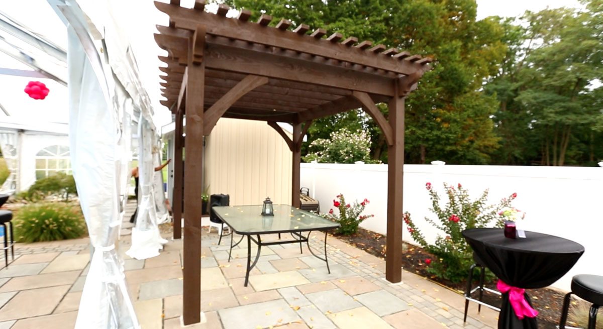 pergola for 16th birthday