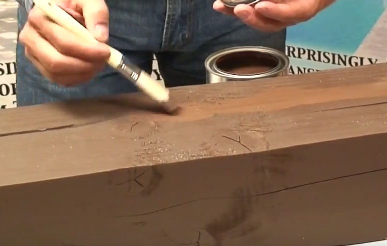 staining-timber-post staining-timber-post