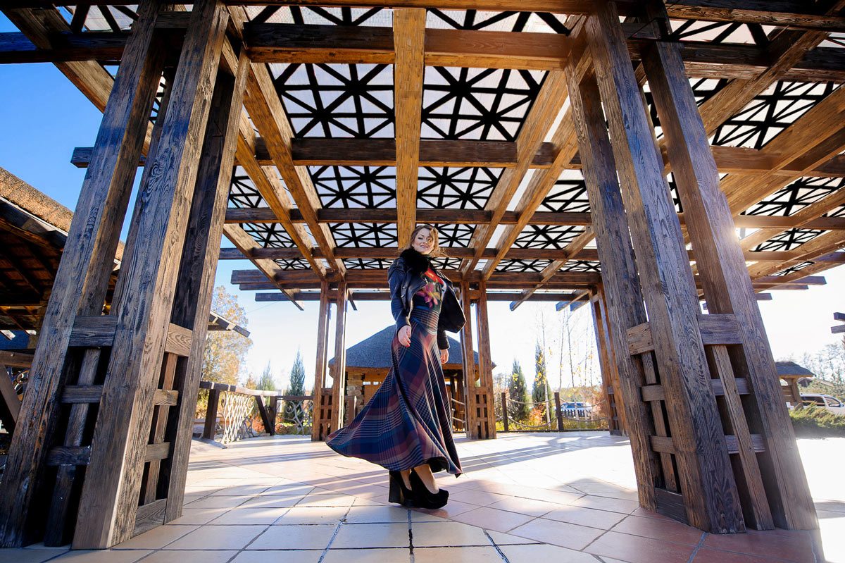 Polycarbonate roofing on pergola