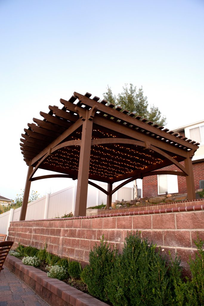 timber frame pergola