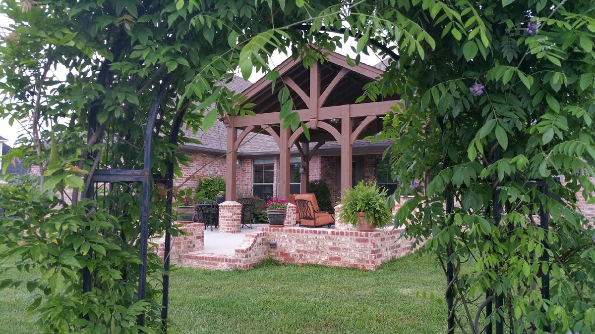 Angela-Guse2pavilion-arbor timber frame pavilion