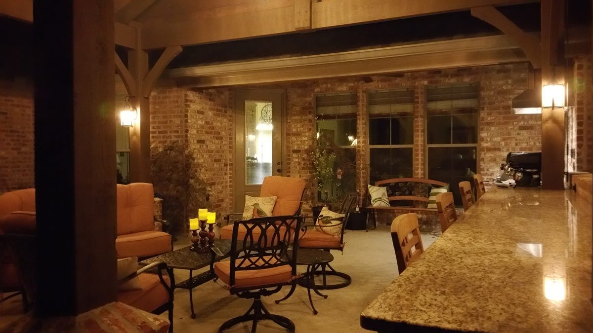 Angela-Guse4pavilion-night pavilion outdoor kitchen