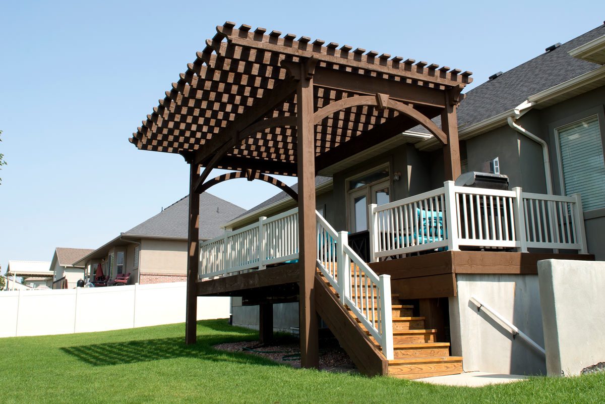 deck pergola kit