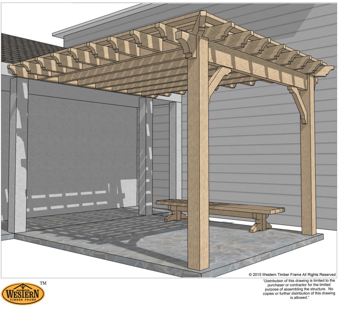 attached-pergola