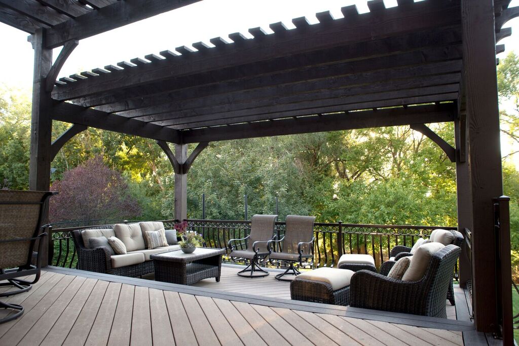 timber frame pergola