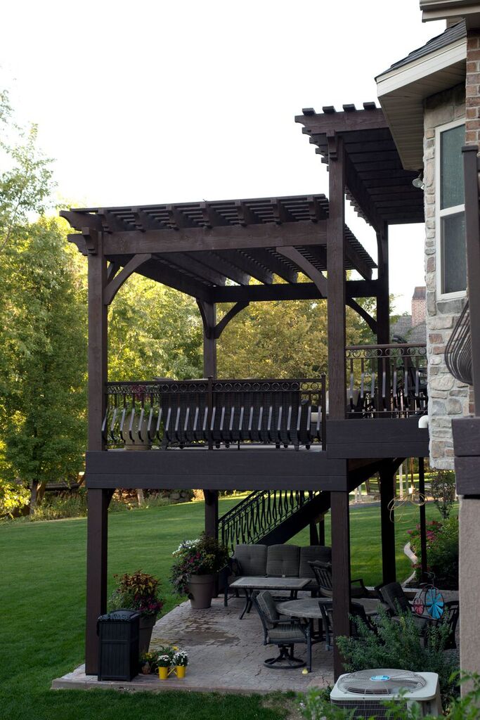 shade pergola deck