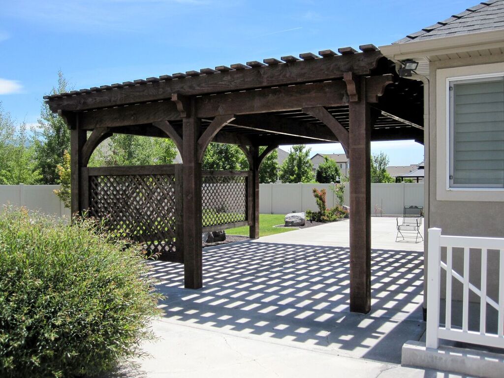 lattice pergola shade