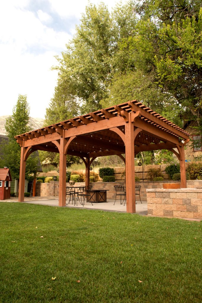 patio dining area