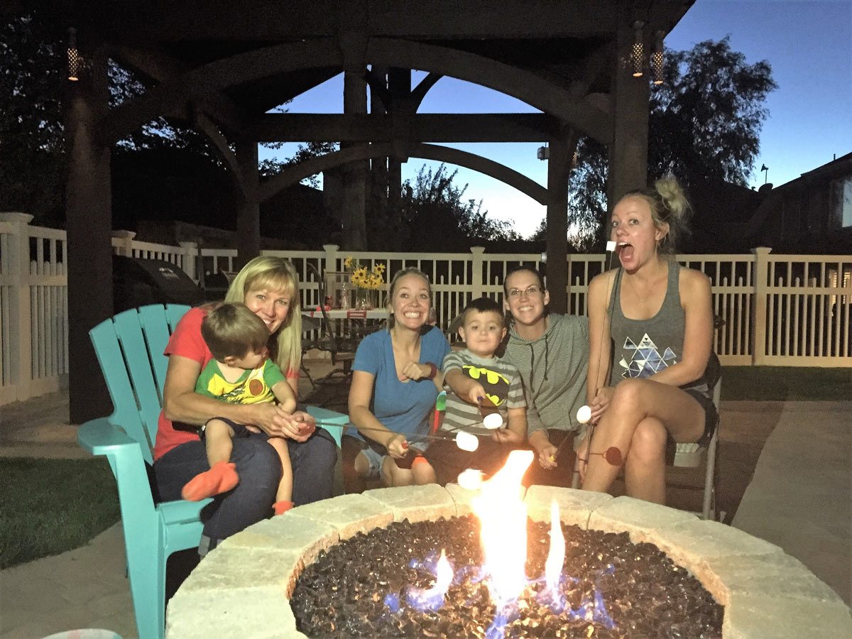 fire pit family