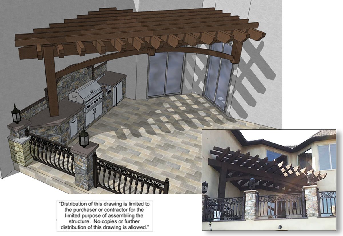 Hales-kitchen-pergola-brighton kitchen attached pergola