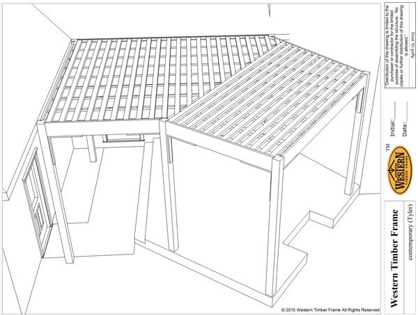 contemporary style pergola specs