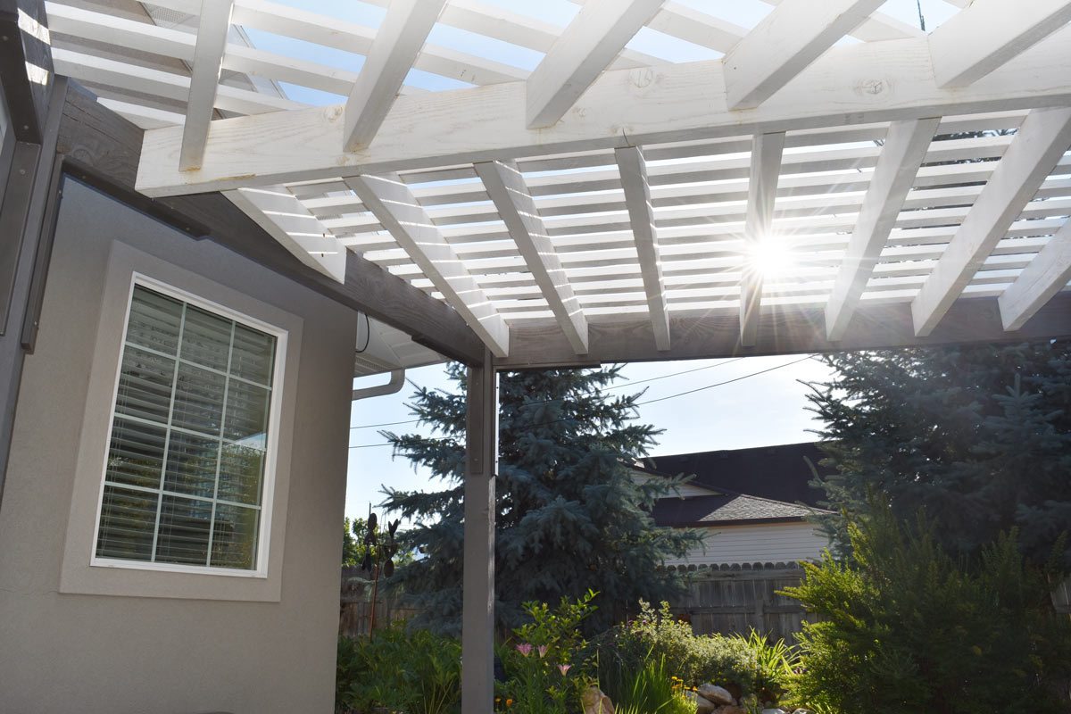 Anderson-roof-pergola-sun sunlight rafters pergola
