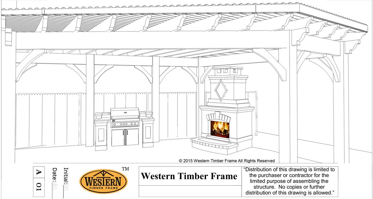 diy pavilion plan sketch