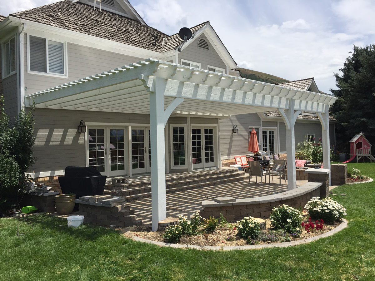 fisher-matt-attached-pergola2 attached pergola kit