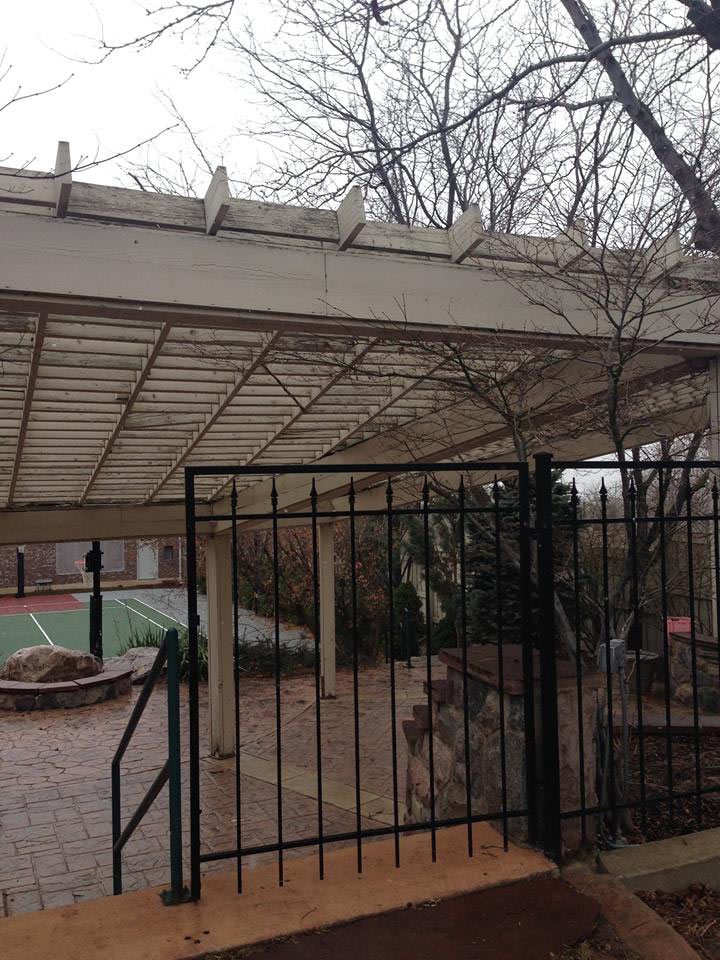 not worth repairing pergola