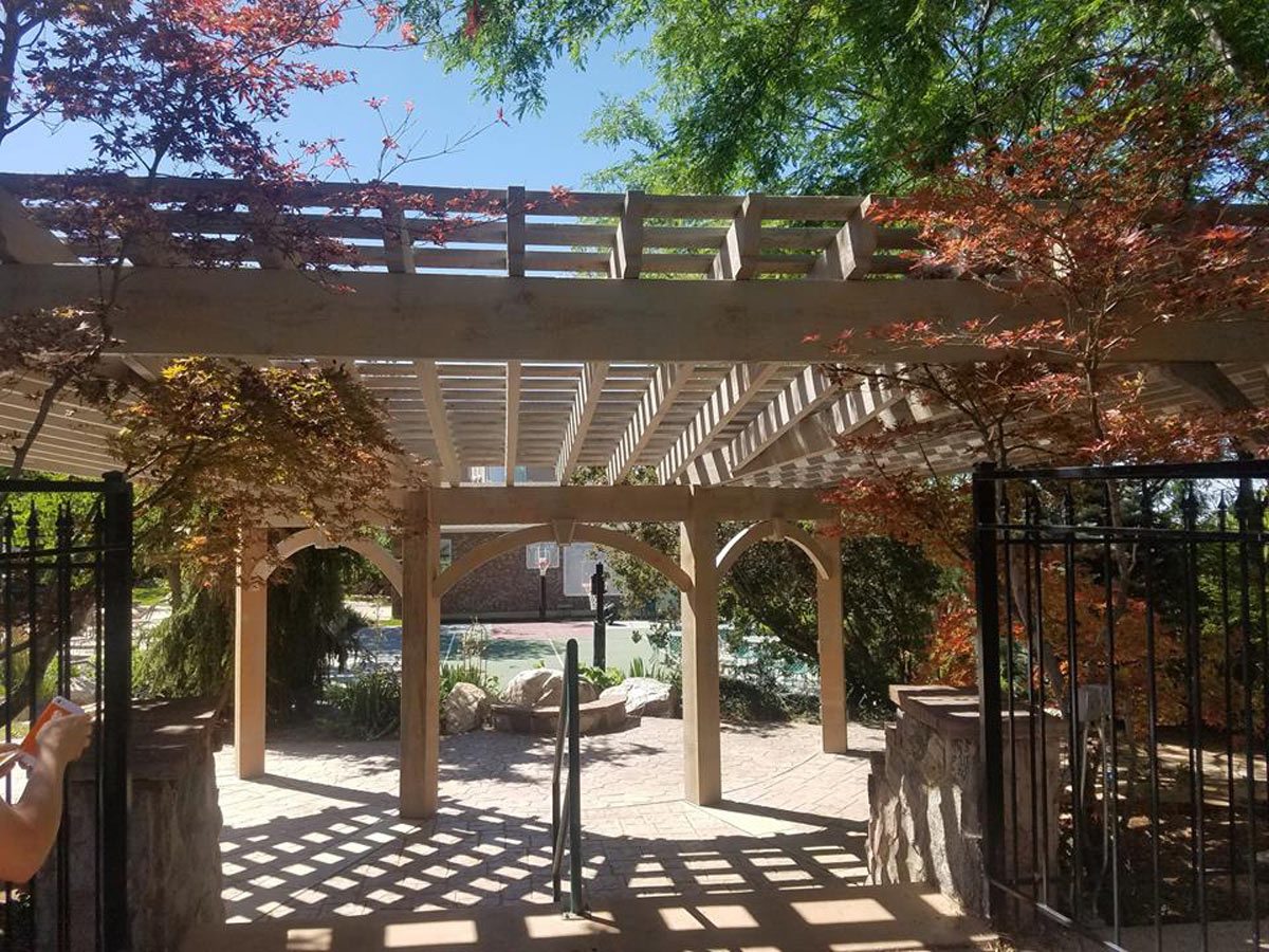 johnson-pergola9 swim pool pergola shade