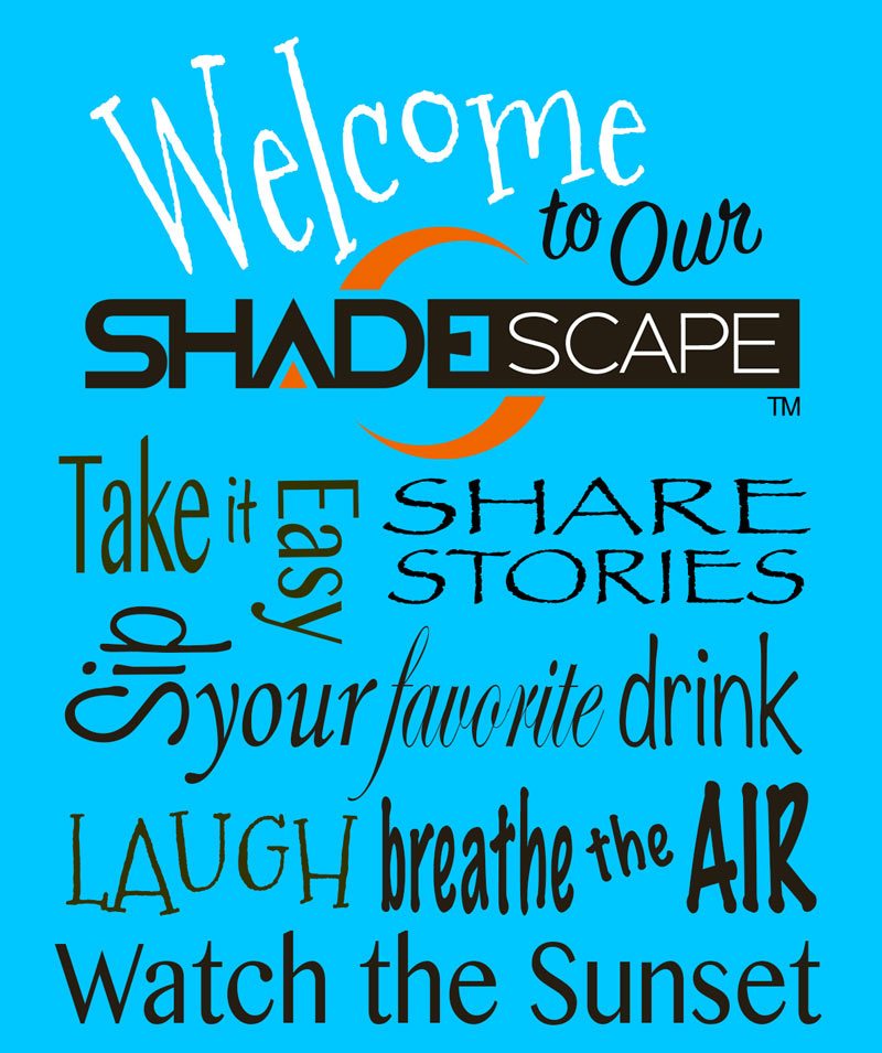 shadescape sign