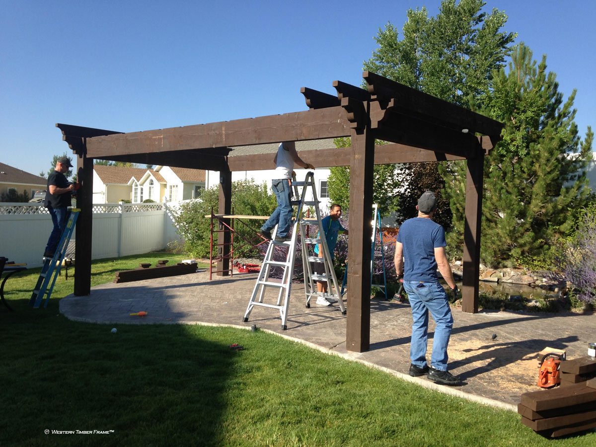 install pergola