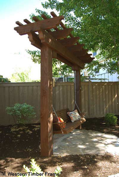 trellis swing shade