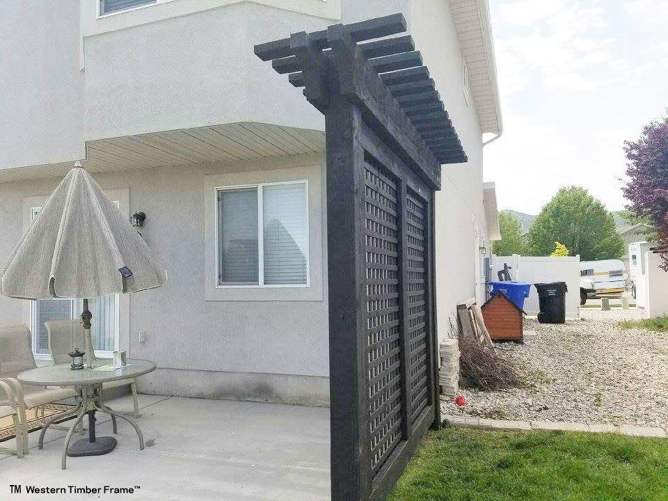 arbor-timber-lattice-privacy-screen shade trellis privacy screen