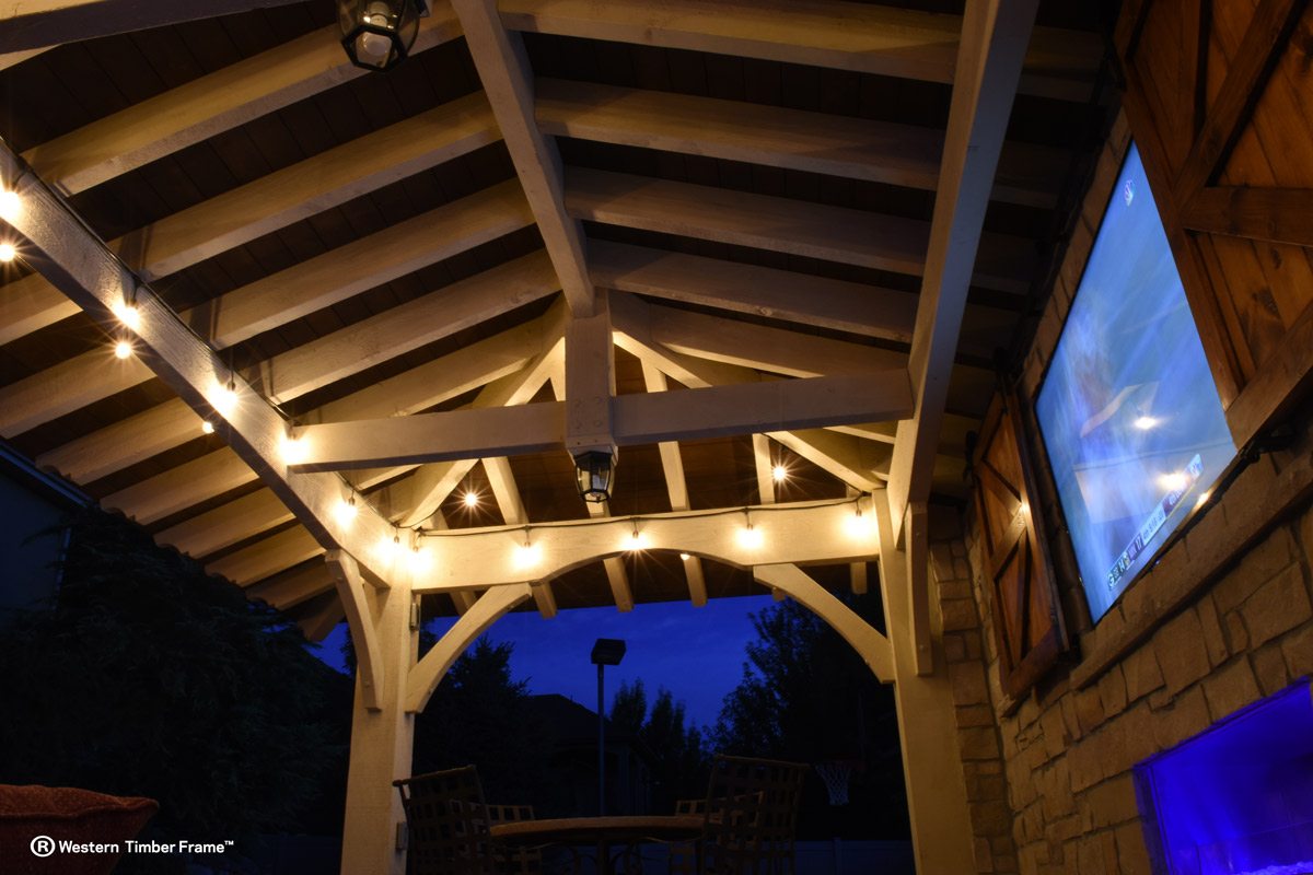 cabana outdoor tv roof