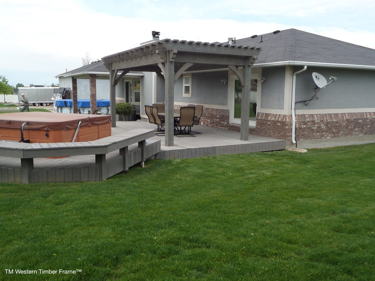 birrell-deck-pegola cantilever pergola over deck