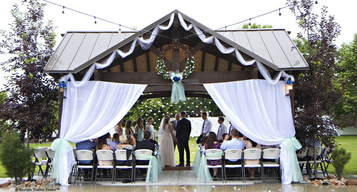 hipped gabled roof cabana