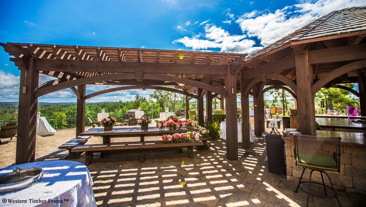 gazebo cabana with pergolas