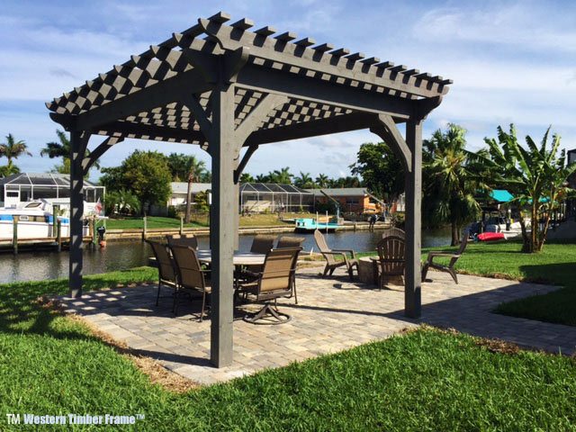 timber frame pergola kit