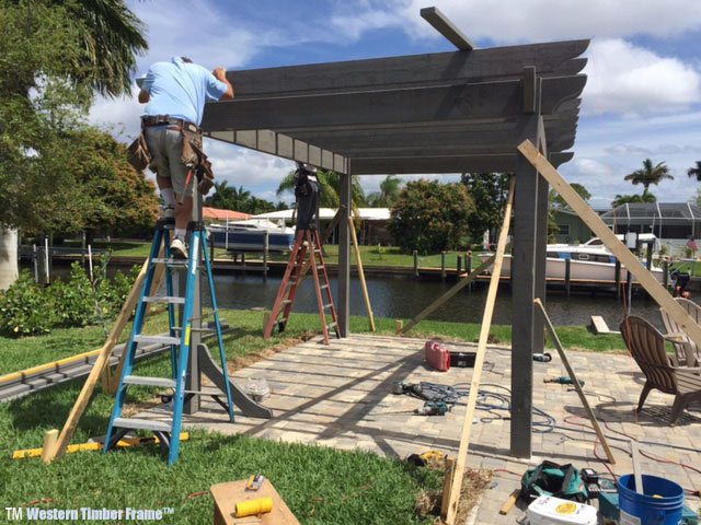 install pergola