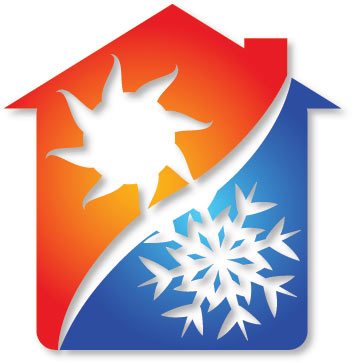 sun snow house icon