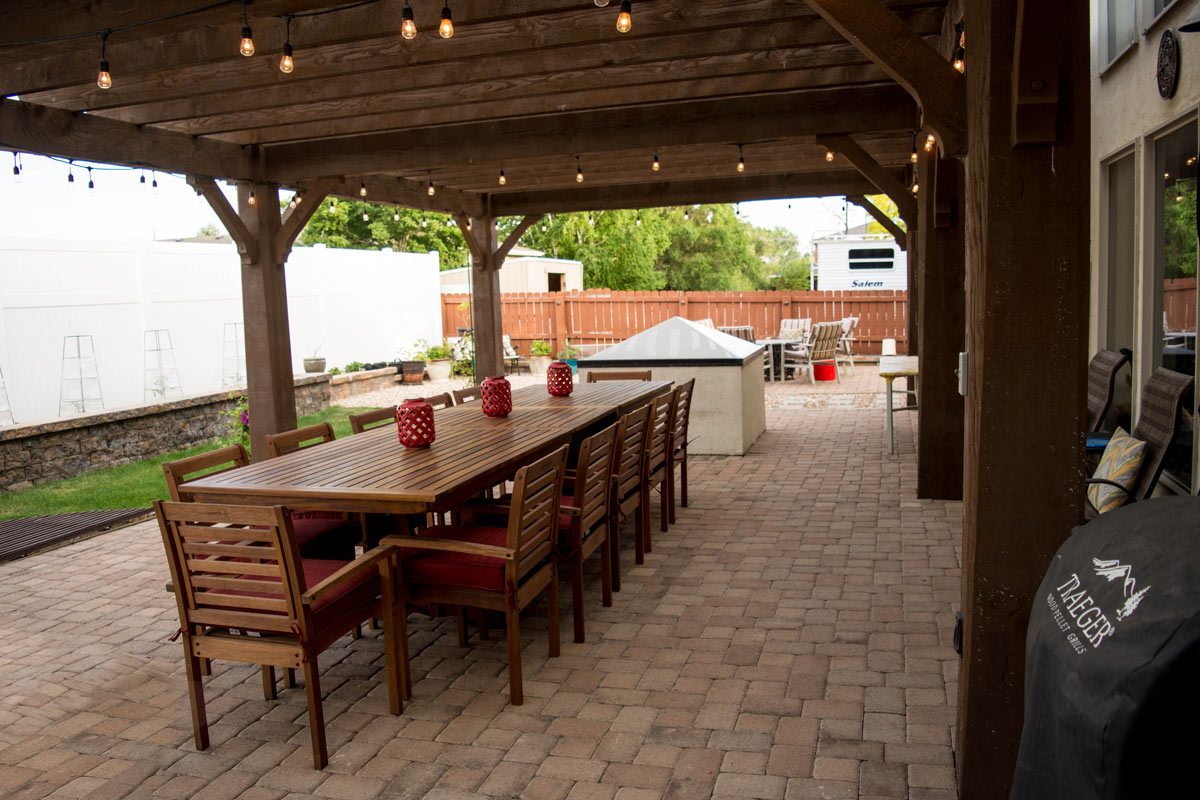 Goodwin-pergola12000-under Under a timber frame pergola