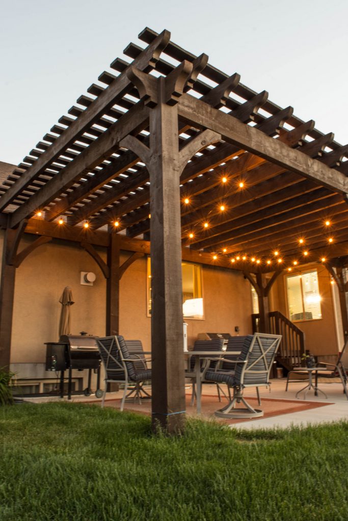 davis-pergola-post pergola post lights