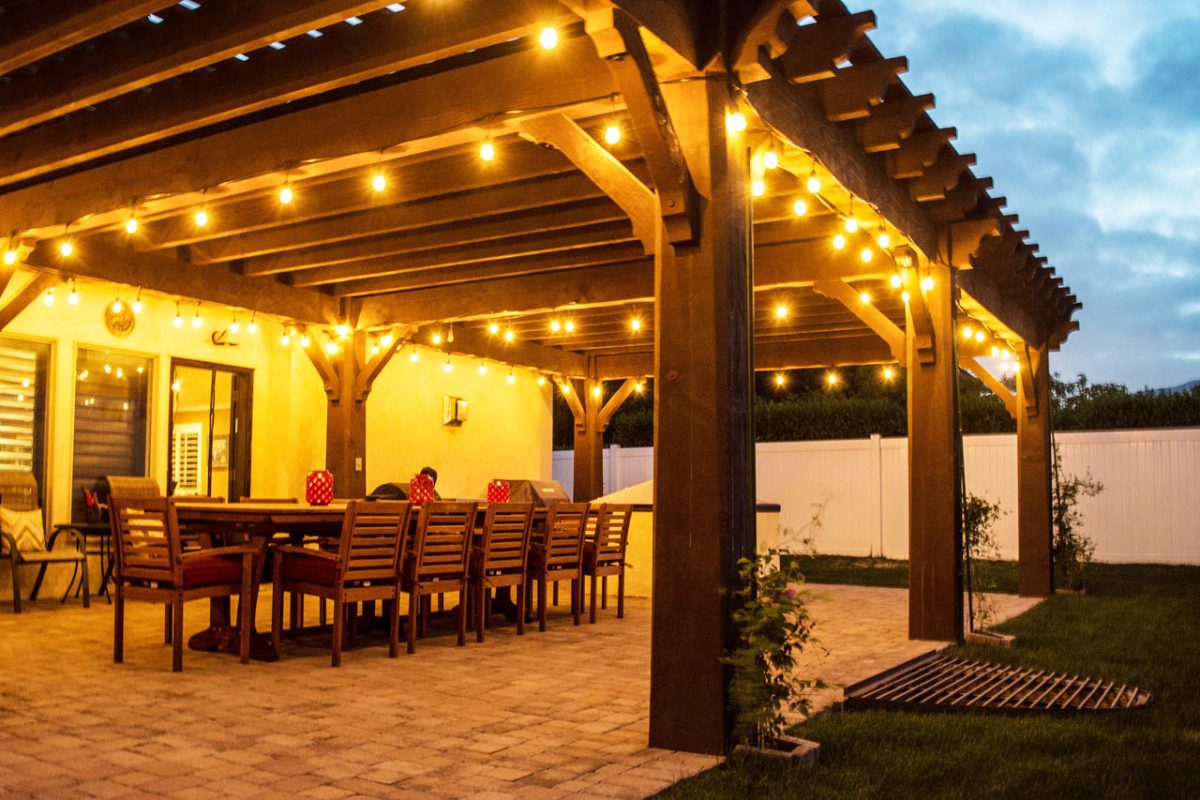 timbervolt power pergola