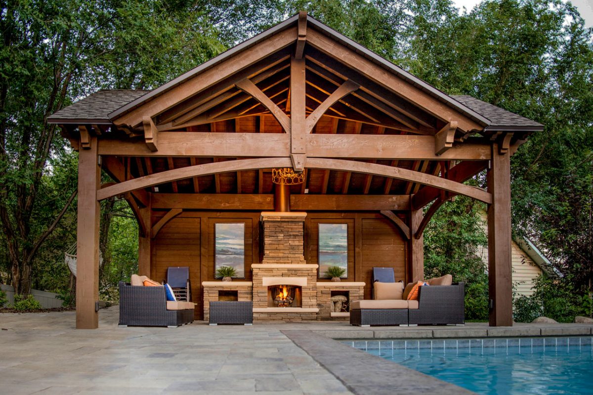 pavilion outdoor living room