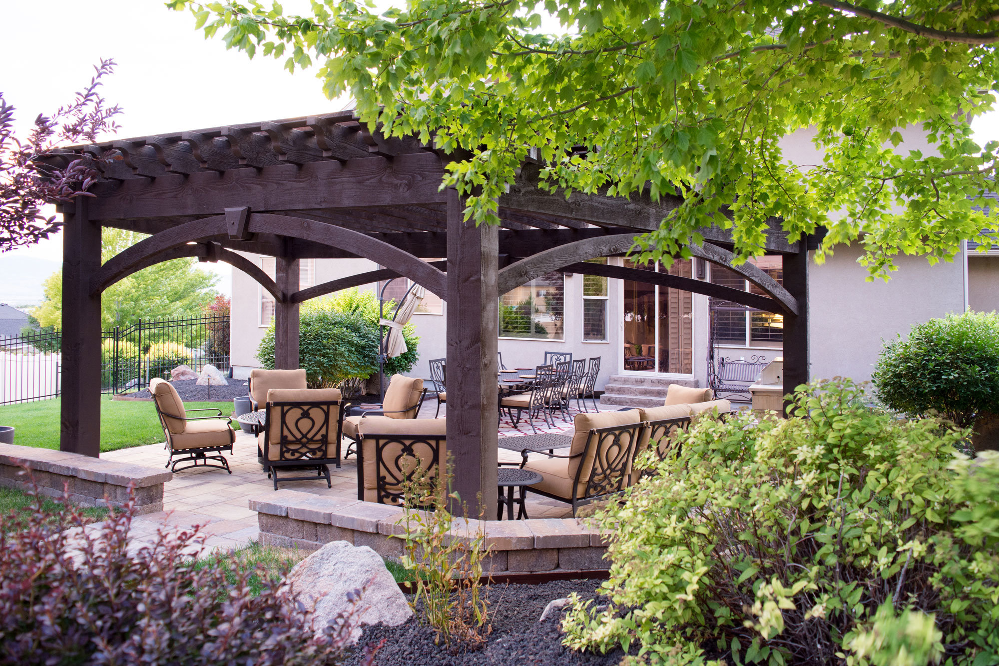 Lowery-pergola-trapezoid-7526s diy pergola kit trapezoid