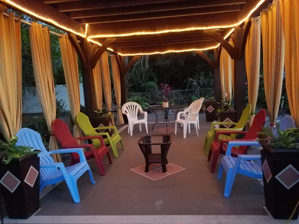 hurricane irma pergola