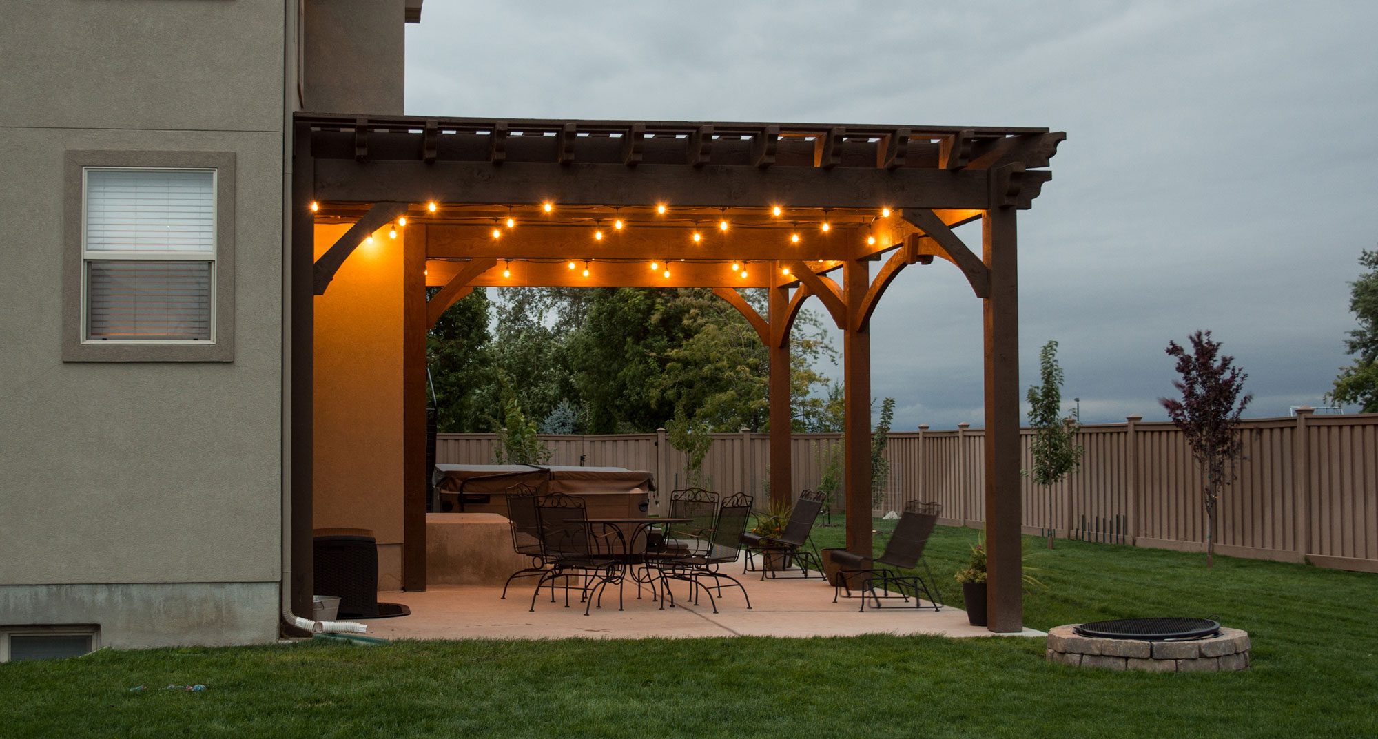 pergola night lights