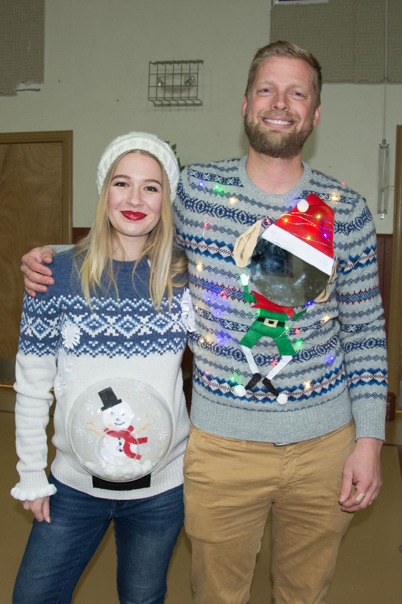 danika-brian-9484 Ugly sweater contest Brian Danika