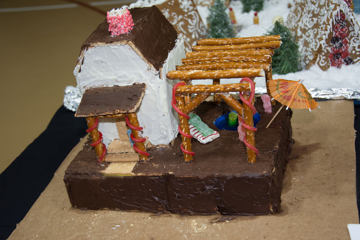 gingerbread house pergola umbrella