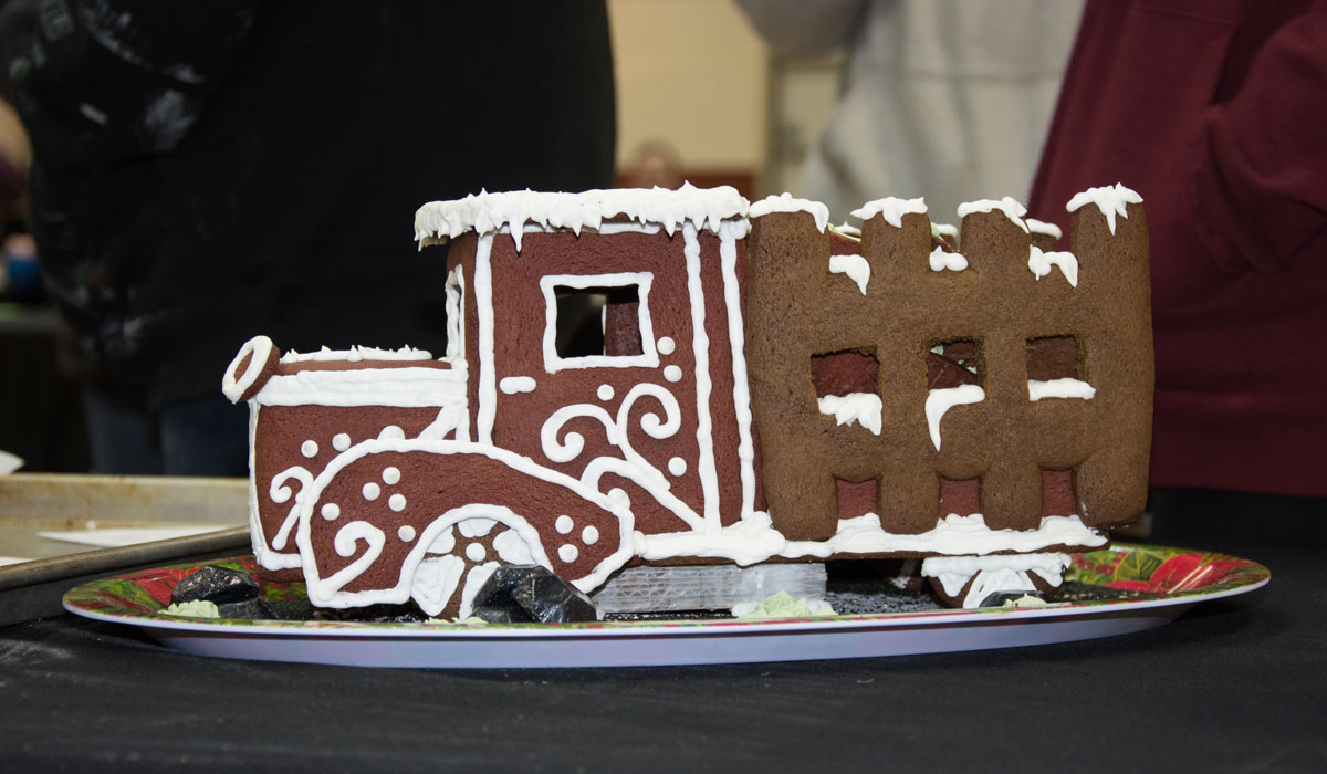 nostalgic gingerbread truck