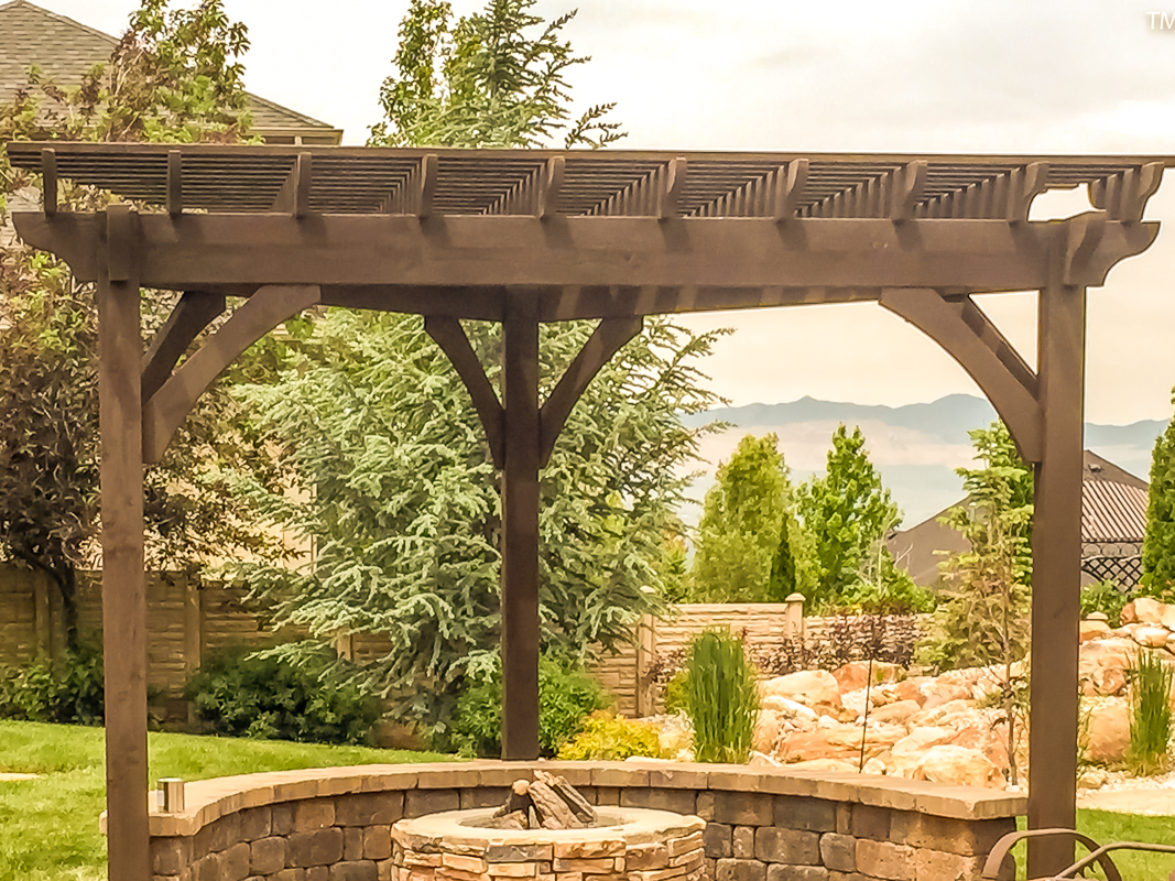 fire pit arbor fire pit arbor