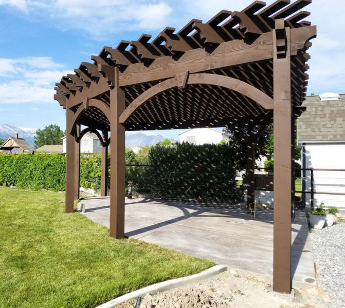 taylor-david-7post-pergola-sideview 7 post pergola