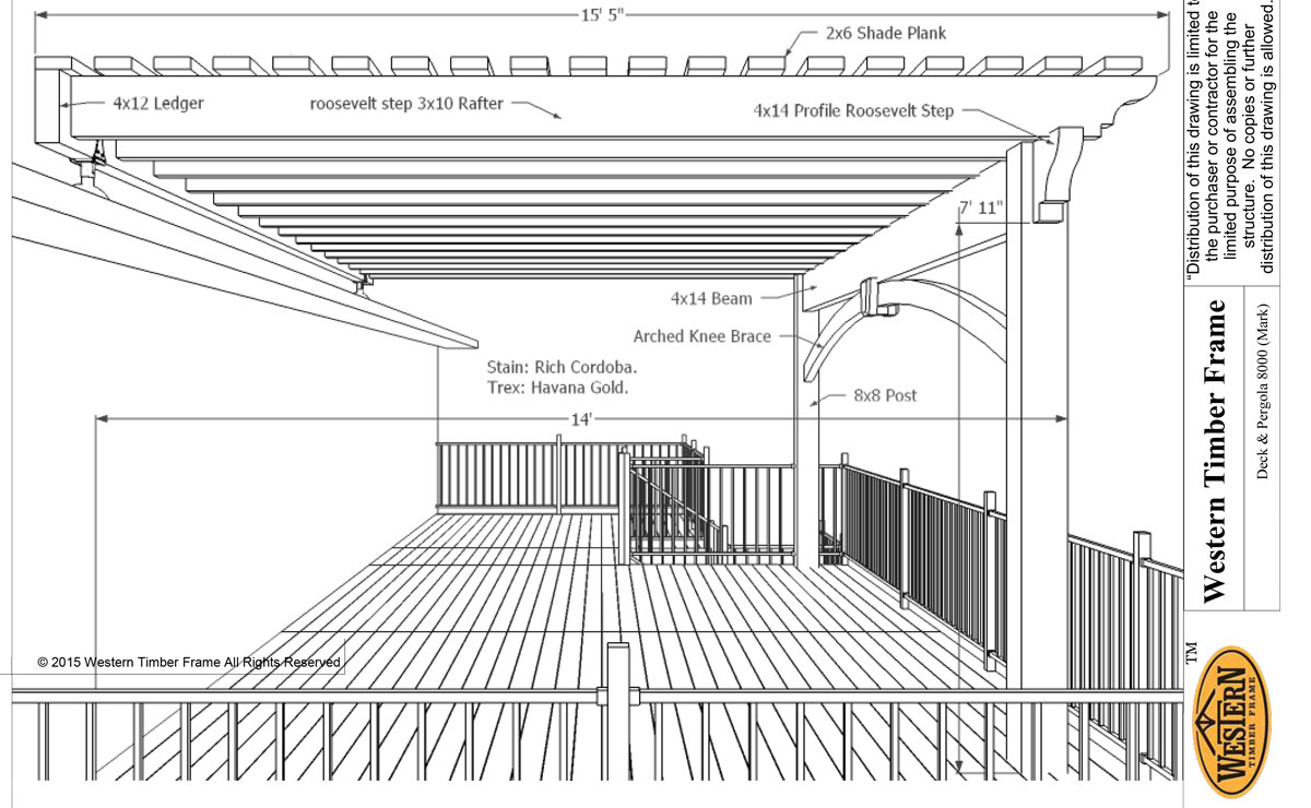 dit pergola deck plan