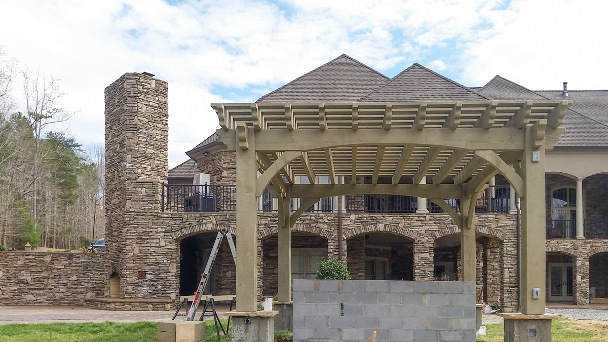 Hartley-nc pergola-timbervolt pergola kit install