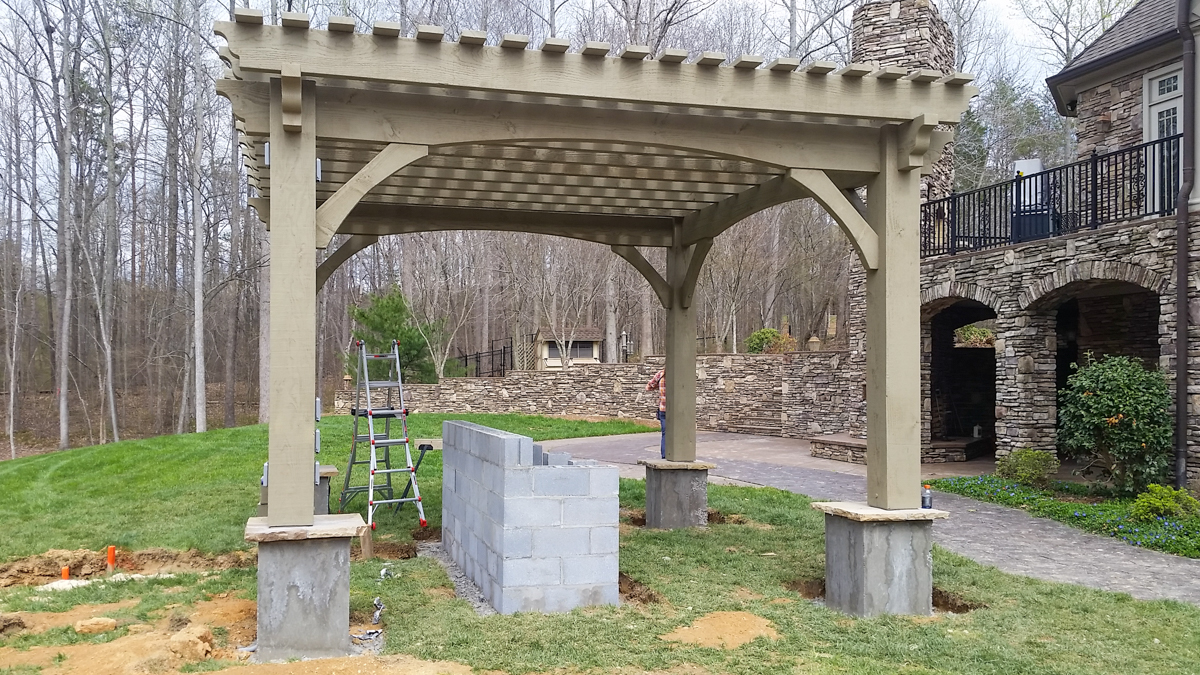Hartley pergola-nc-install Pergola install in north carolina