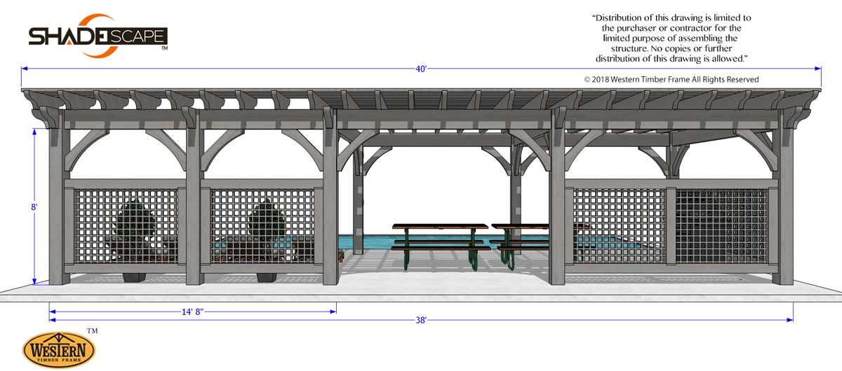 trellis plan attached to pergola