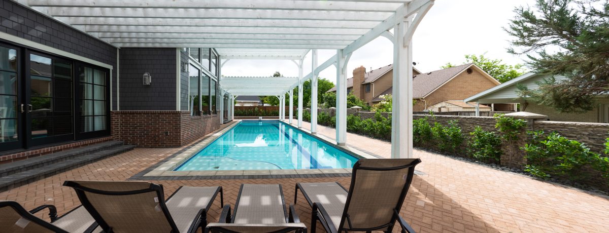 pergola cover shade pool